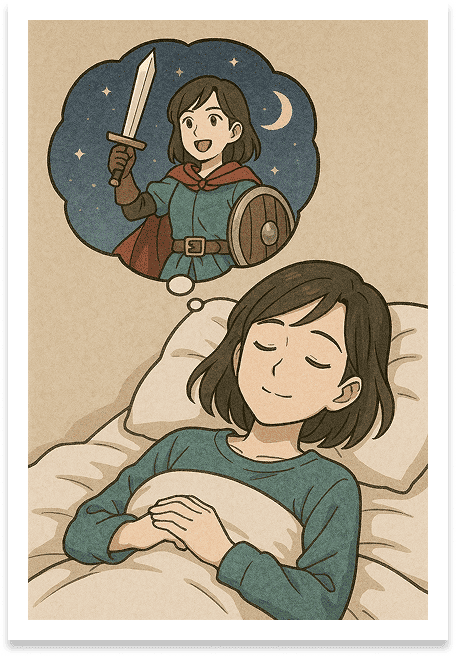 夢の中では主人公