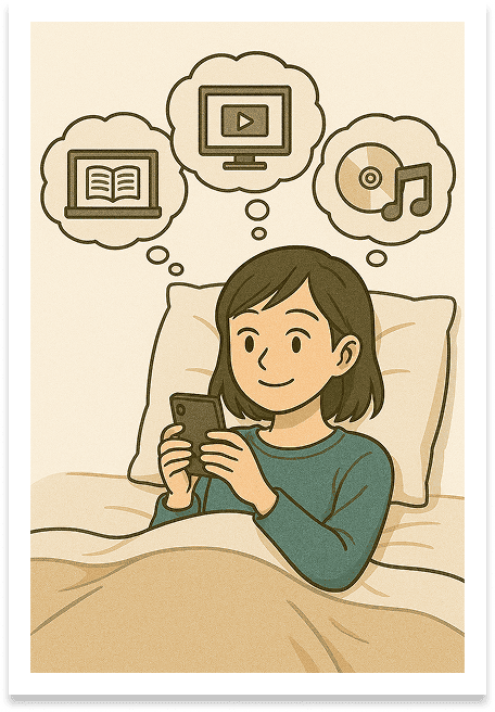 好きなコンテンツはしっかりチェック