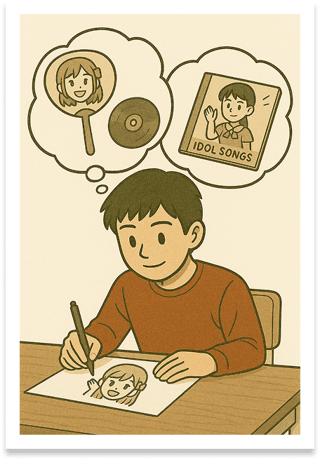 推し活や創作活動に熱中