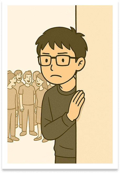 目立つのが嫌い