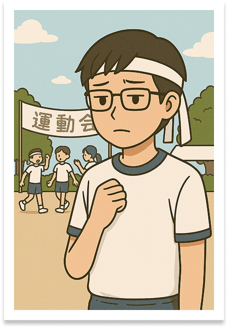 体育祭は欠席するか迷う